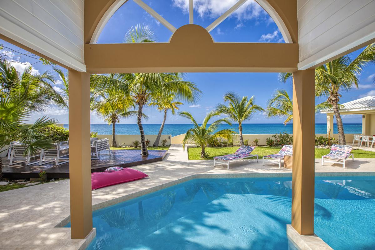 10_Location villa 4 chambres Beacon Hill Saint Martin - vue mer